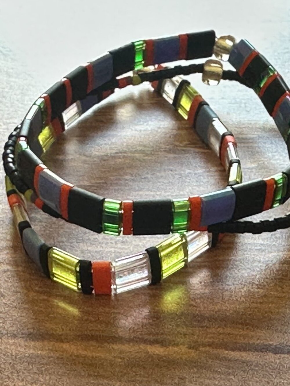 NEW Set of THREE (3) Handmade Stretch Bracelets Halloween-Child Size
